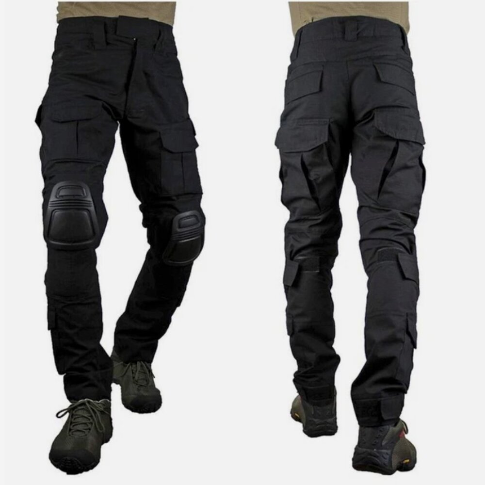 Airsoft Black Tactical Pants NWT 36 US 34x31 - Picture 2 of 8